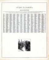 Dakota - Guide, United States 1885 Atlas of Central and Midwestern States